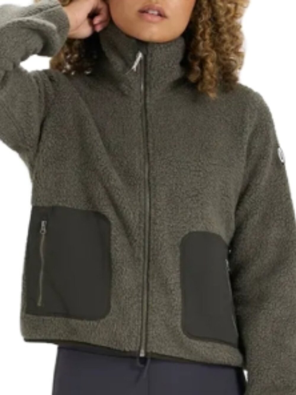 Vuori | Women's Alpine Sherpa Jacket | GREEN